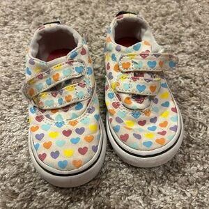 colorful heart vans!